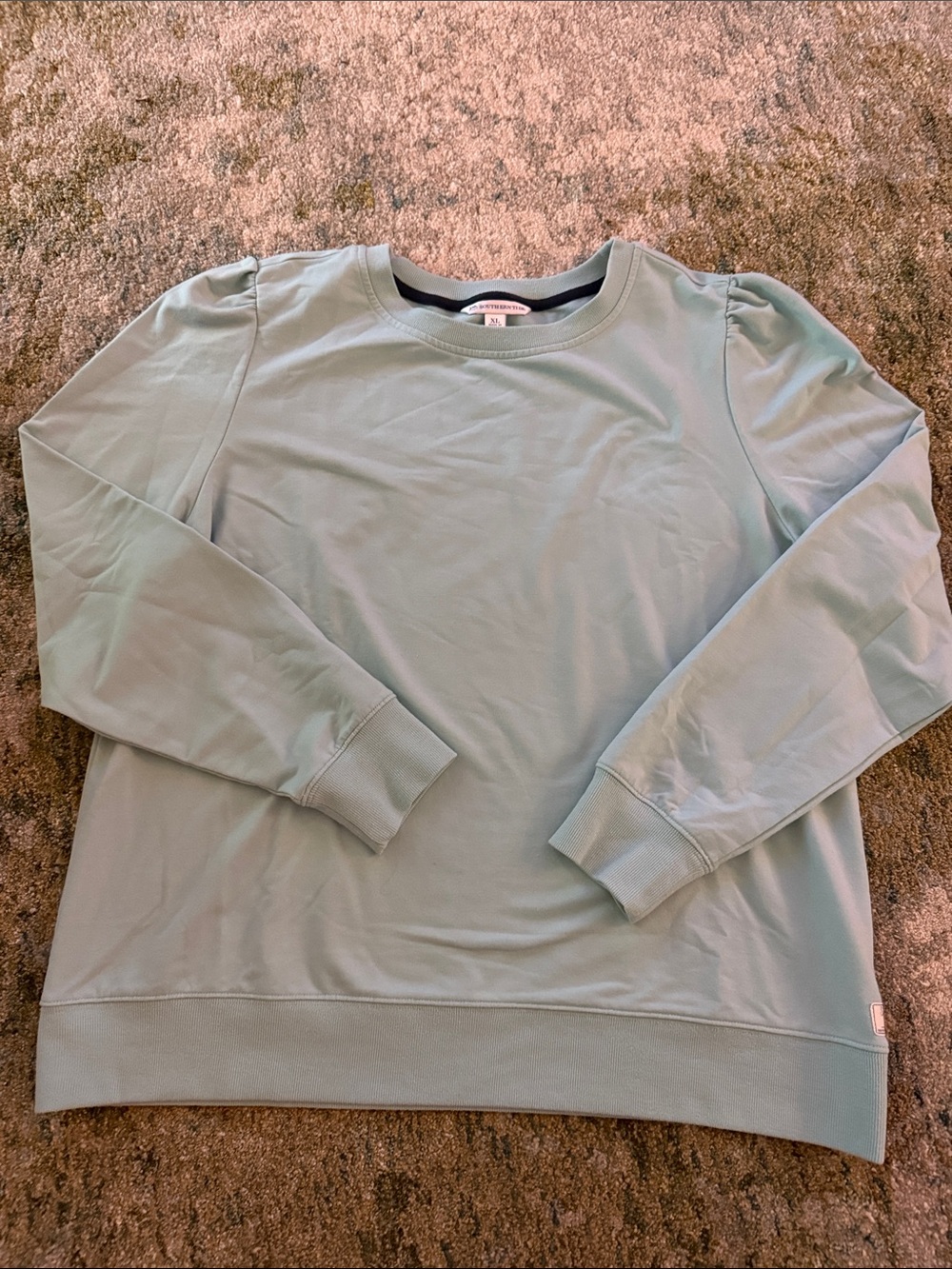 Southern Tide Crewneck Sweatshirt in Sage Green